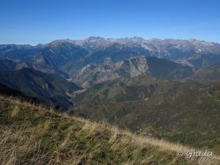 Panorama sulla val Roia