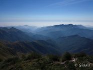 Uno sguardo verso la Valle Argentina e il mare