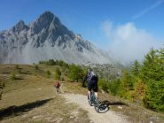scendendo dal col des Accles