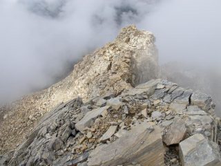 Uno sprazzo di sole sull'anticima N