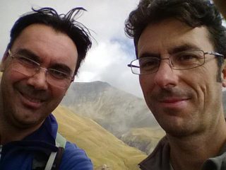 Selfie sulla Montagnetta con dietro il Bodoira