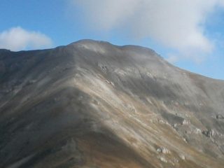 Versante di salita visto dalla cima del Gias
