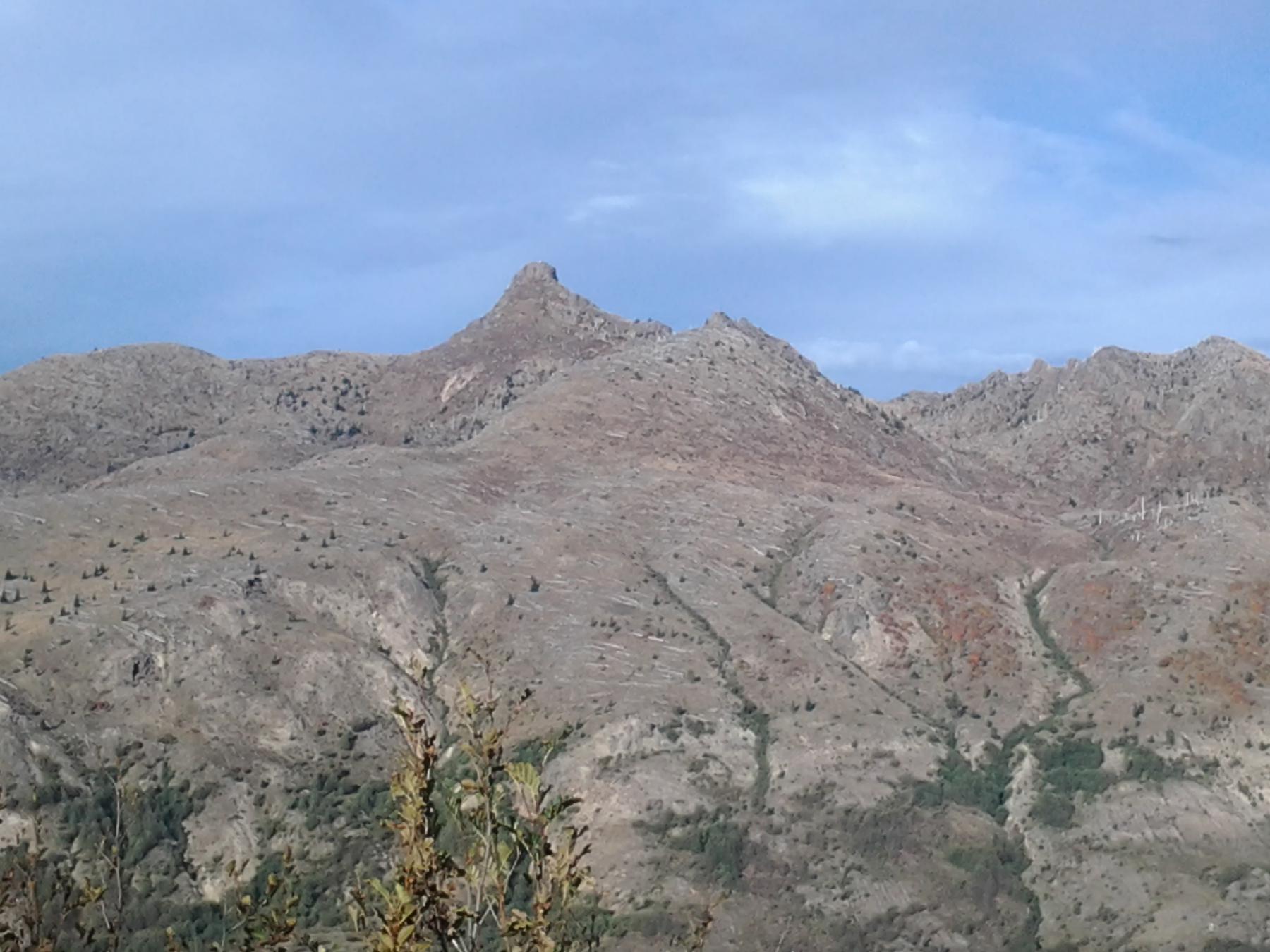 Coldwater Peak dai pressi della partenza