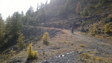 ultimi tornanti prima del colletto