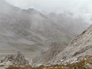 dal colle Ciotto Mieu, il lago dell'Alberg