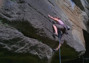 anche serena sulla partenza bulder