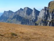 vista d'infilata sui Churfirsten dalla vetta del Rosenboden