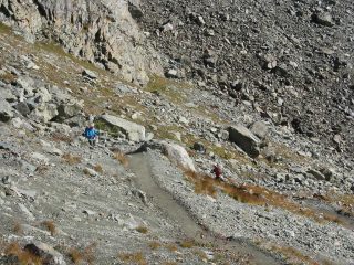 parte alta del sentiero