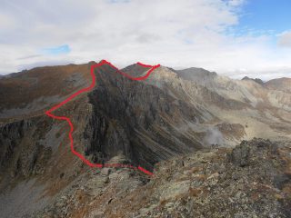 02 - dalla Punta del Lago Sud la cresta