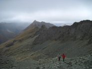 Risalendo al Colle delle Traversette