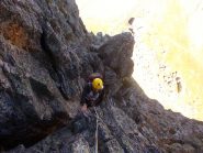 Nella fessura che porta sulla forcella