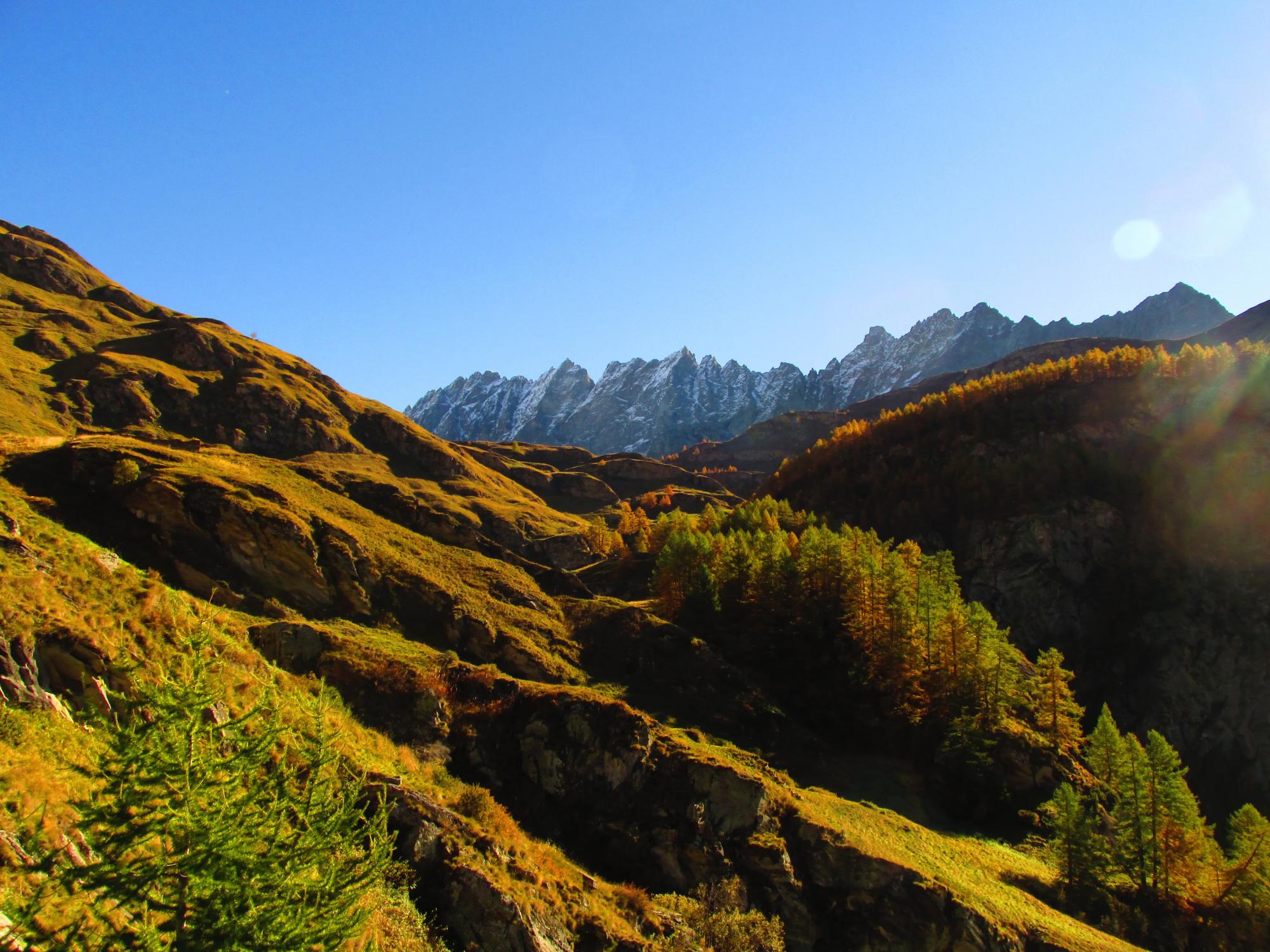 Durante la prima parte della salita