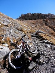ultima salita a portage al colle scalette