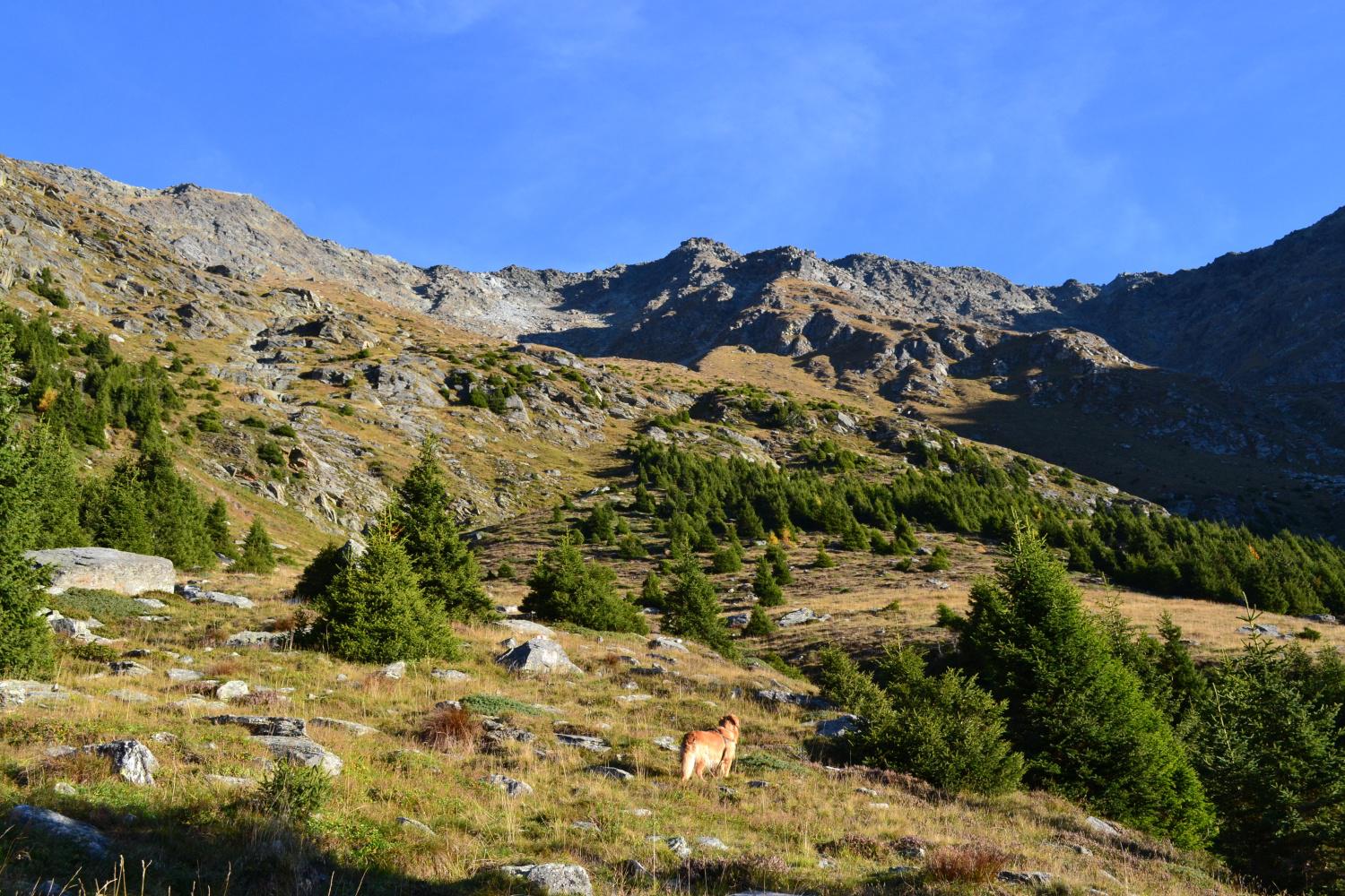 il vallone da percorrere