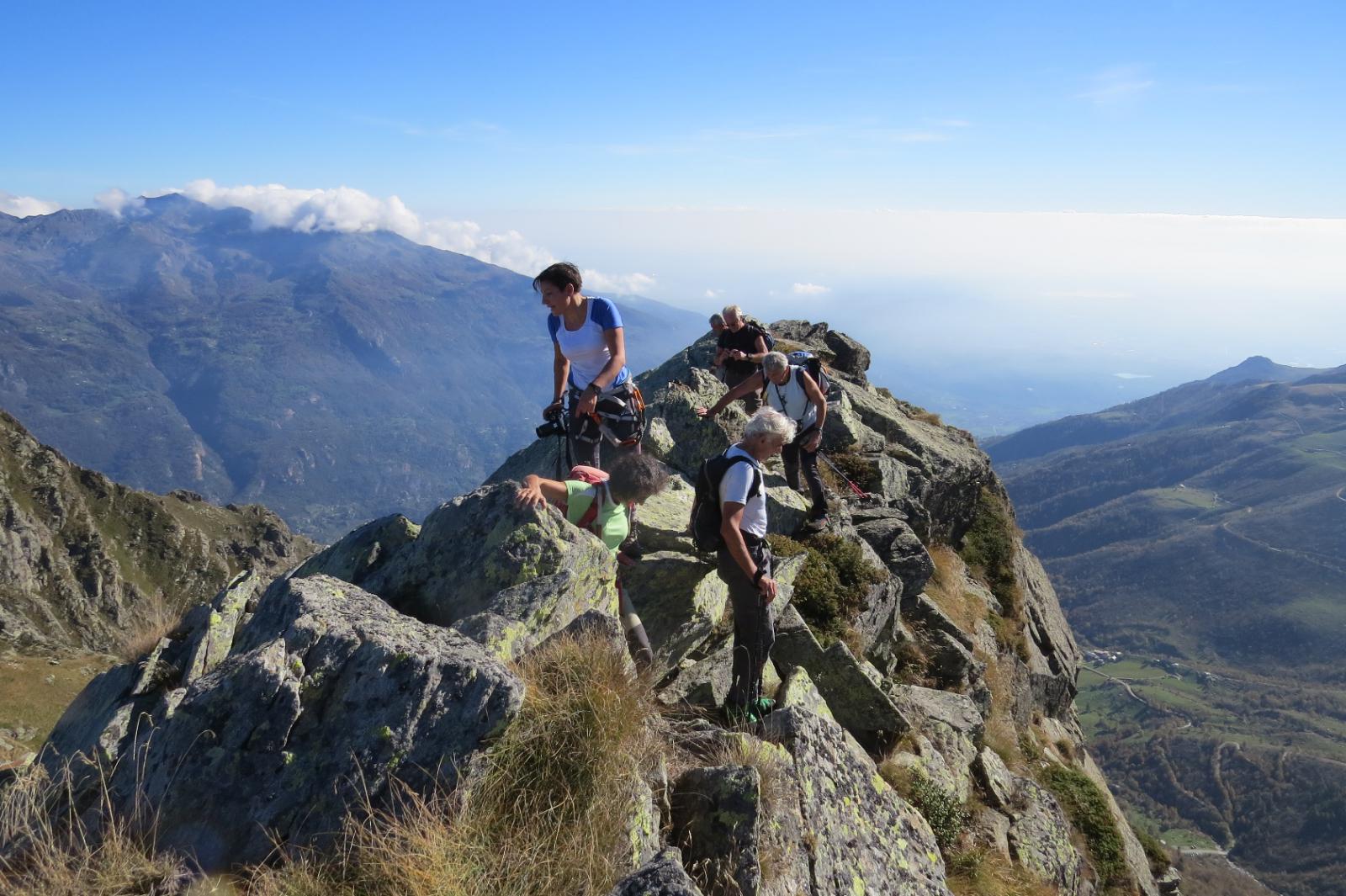 Cresta sommitale del Corno Battaglia