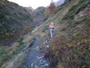 l'inizio del sentiero