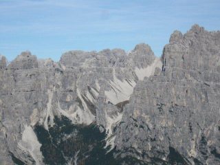 zoomata dalla vetta del M. Ferrara