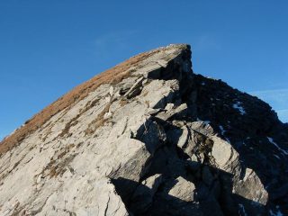 Uno dei tratti più delicati della cresta