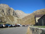 partenza..... posteggio auto di Pian del Re completo