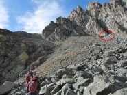 dalla casermetta, veloce digressione al Buco di Viso, oggi molto gettonato.