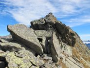 In secondo piano uno dei passaggi su roccia affrontati