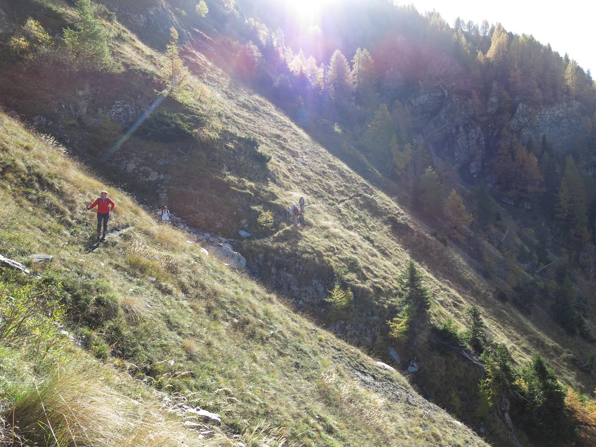 un tratto della traversa ta da Plagnoley a Tirecorne
