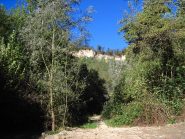 Sul fondo del vallone- inizio sterrata