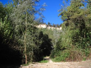 Sul fondo del vallone- inizio sterrata