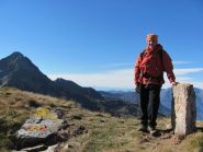 Sul colle della Gragliasca con sullo sfondo a sx il Mars