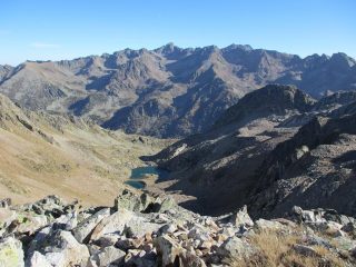 Dalla cima Orgials i laghi omonimi