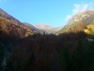 Pizzo di Fontanalba ripreso al ritorno nei pressi di Arvogno