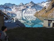 veduta del lago Vannino