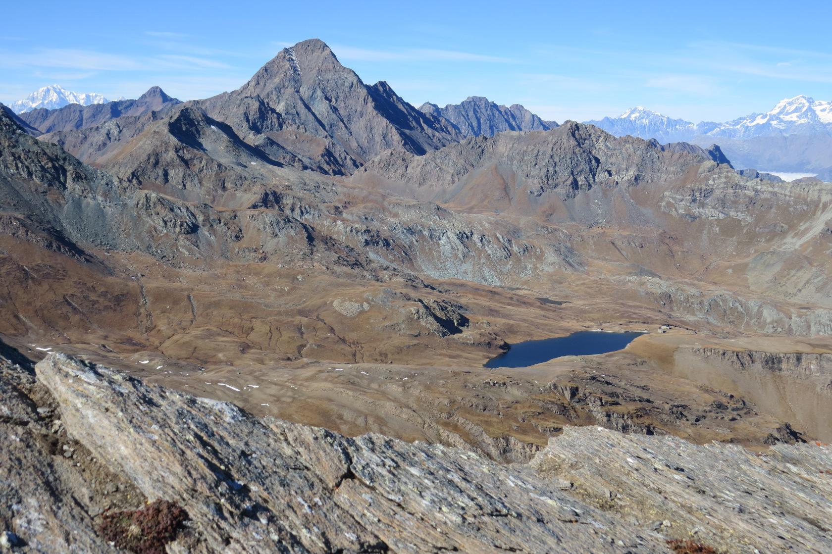 M. Bianco, la Tersiva ed il Lago Miserin