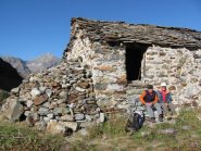 I miei due compagni all'Alpe Camino