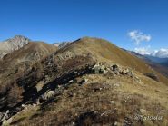 Bunker sul crinale, dietro Testa Mercera e Tete de la Roubine