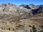 Dalla Tete de Pelevos vista sull'alto vallone di Isola 2000