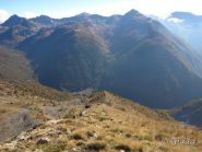 Bunker lato sud della Tete de Roubine e Vallone di Molières