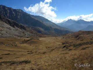 Il vallone verso il Col de Salese