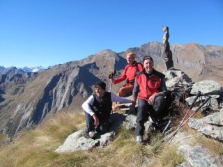 Sulla cima sud della Punta Belvedere 