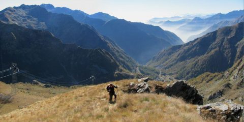 Il ripido e infido pendio di salita