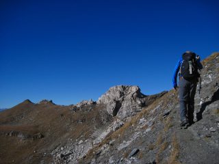 Verso il colletto sotto la vetta