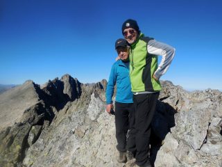 in cima alla Testa della Rovina