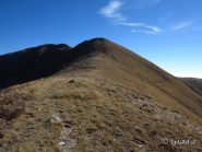 Sul crinale verso la Cime de la Valette de Prals