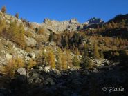 Il vallone di salita al mattino