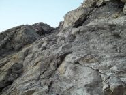 una delle parti piu' comode trovate in discesa tra le varie pareti !!