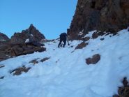 parte terminale del canale di salita