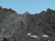 verso il centro la parete discesa