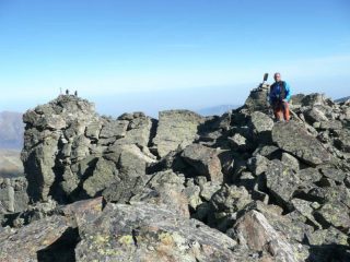 Gino sulla seconda cima