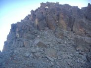 dal passo Duc l'inizio della cresta