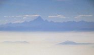 il monviso sopra le nebbie